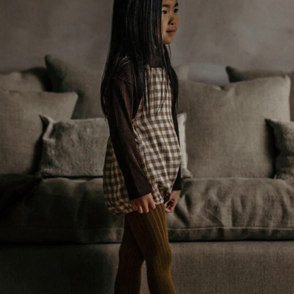 The Simple Folk The Gingham Overall Romper - Picture 1 of 4